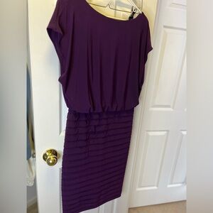 Plum work dress